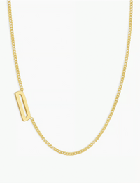 Wilder Alphabet Necklace, Gold Plated