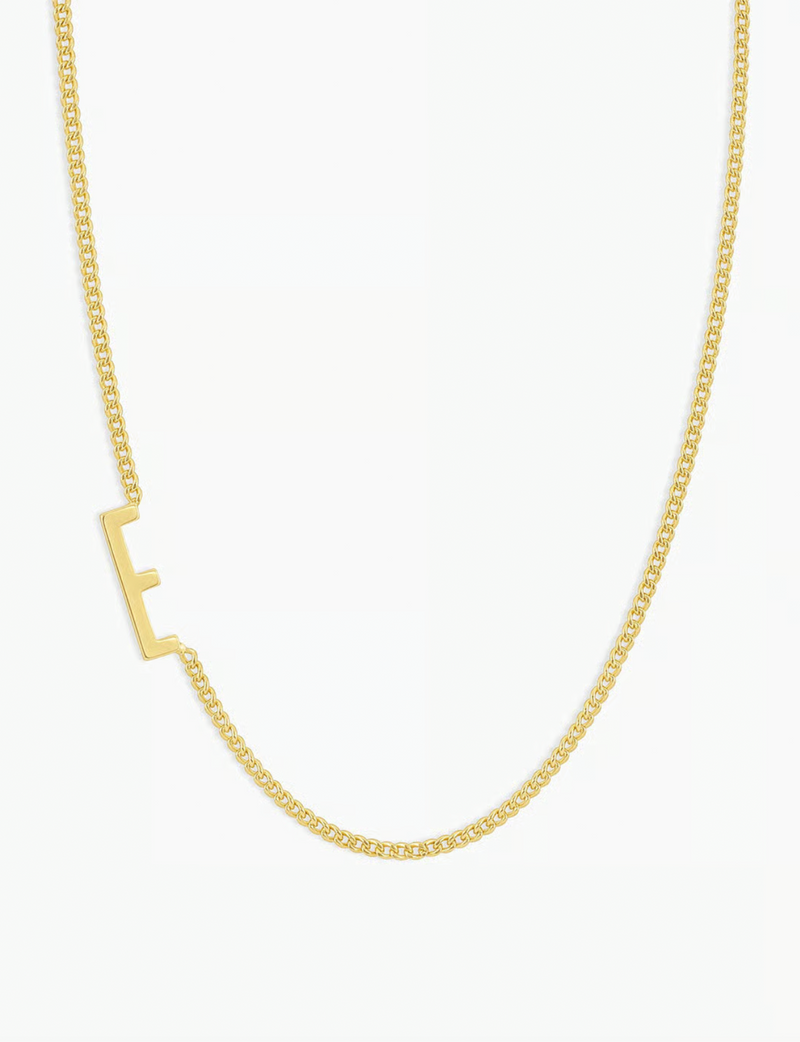 Wilder Alphabet Necklace, Gold Plated