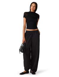 Kerry Mesh Top, Black