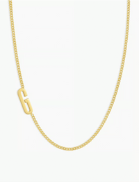 Wilder Alphabet Necklace, Gold Plated