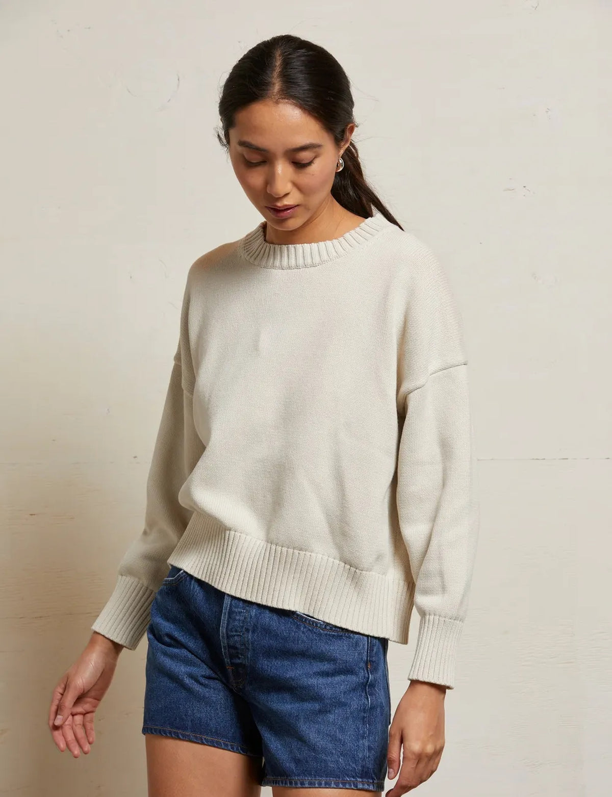 Janet Boxy Sweater, Sugar