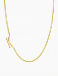 Wilder Alphabet Necklace, Gold Plated