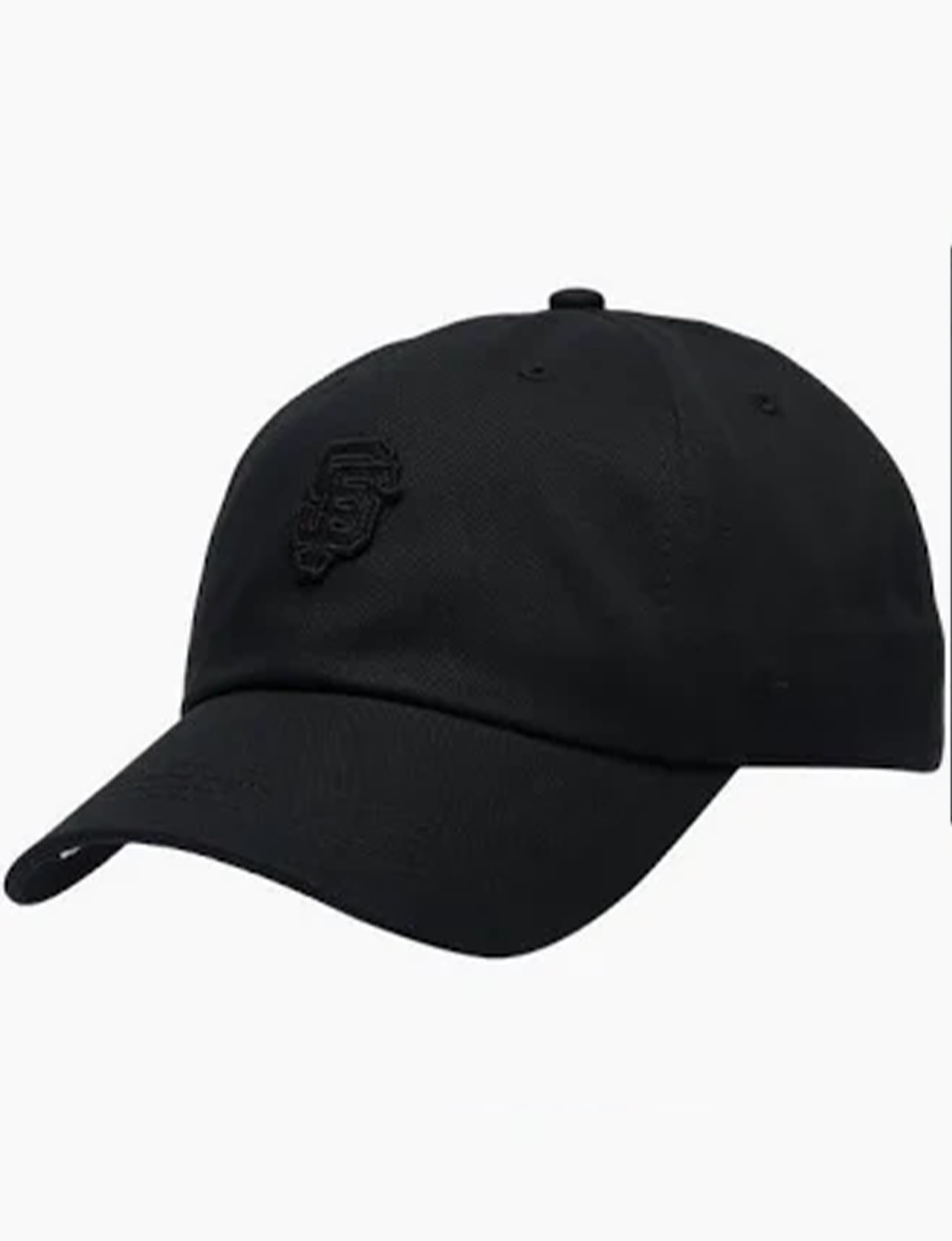 SF Giants Contemporary Clean Up Cap, Black/Black