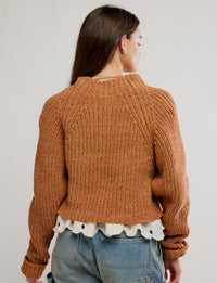Low Tide Pullover Cardi, Cinnamon Spice