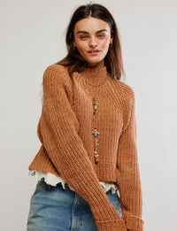 Low Tide Pullover Cardi, Cinnamon Spice