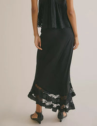 Long Lost Lover Half Slip, Black
