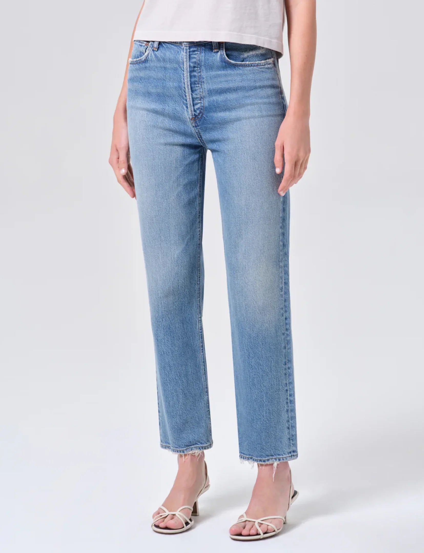 90's Pinch Waist Crop, Renew