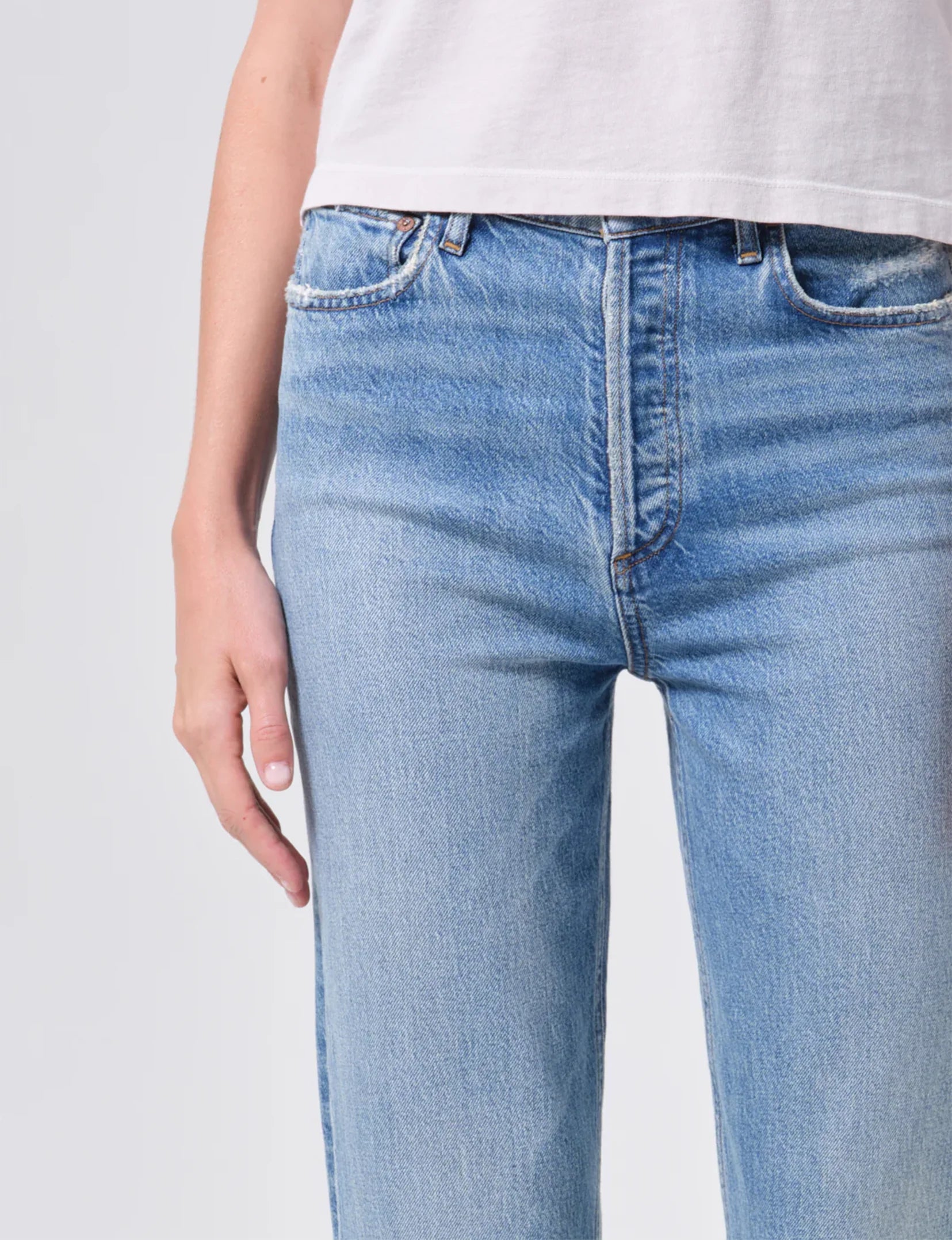90's Pinch Waist Crop, Renew