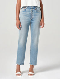 90's Pinch Waist Crop, Ripple