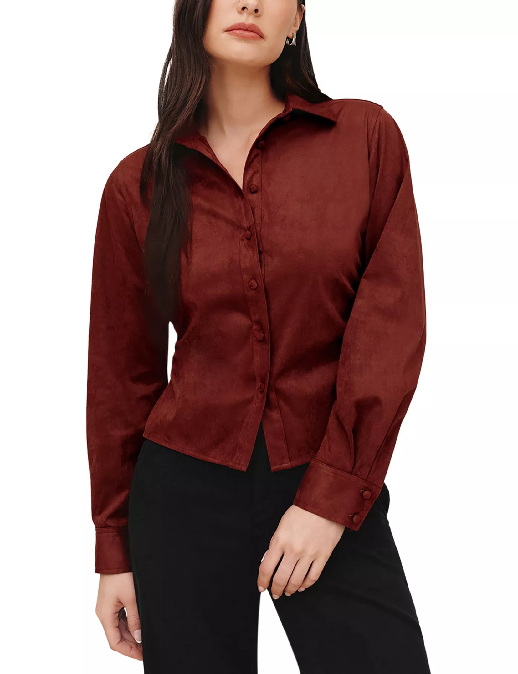 Brooks Button Down, Smoked Crimson