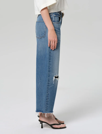 Ayla Raw Hem Crop, Solano
