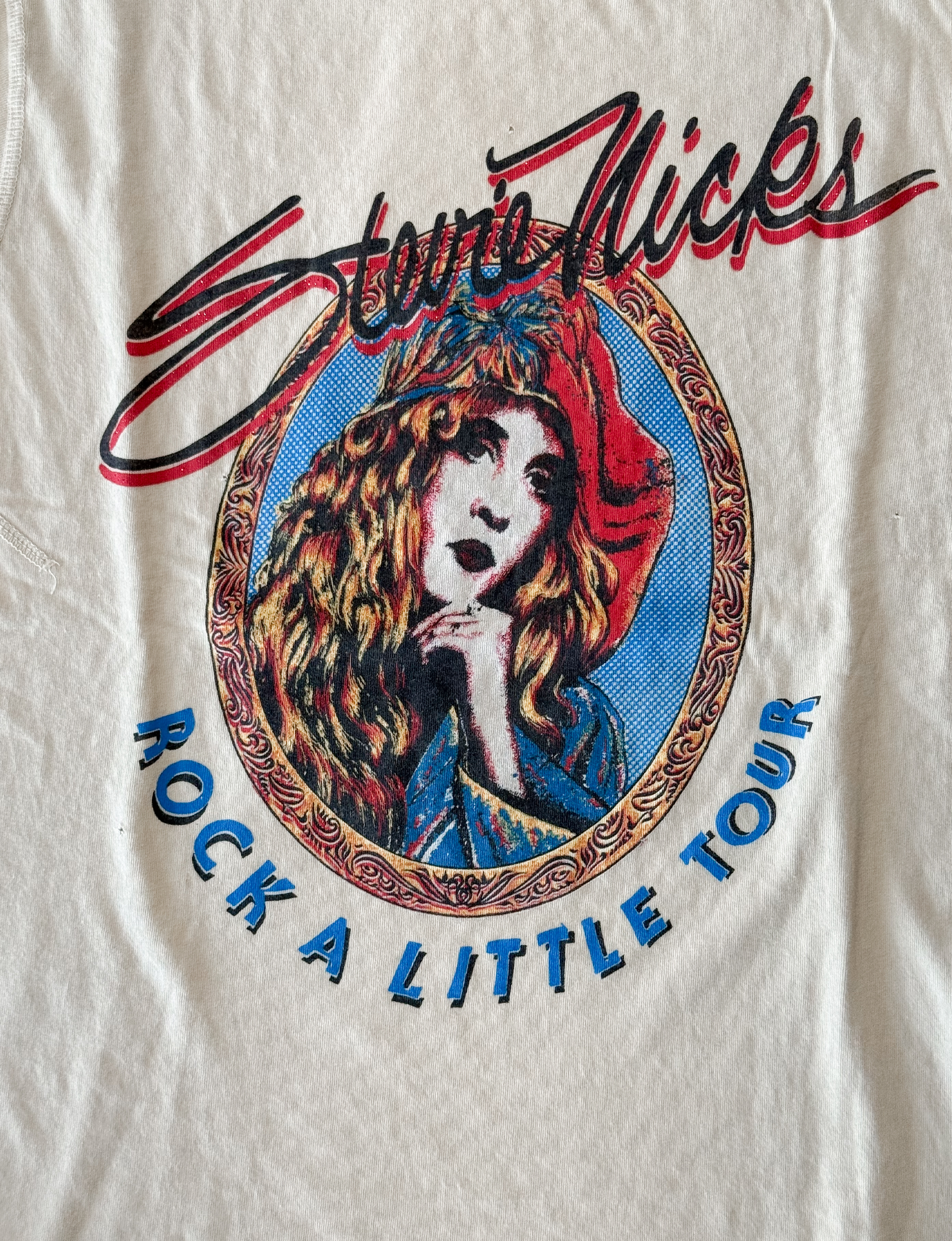 Stevie Nicks Rock a Little Tour Tee Crew Tee, Sun Bleached