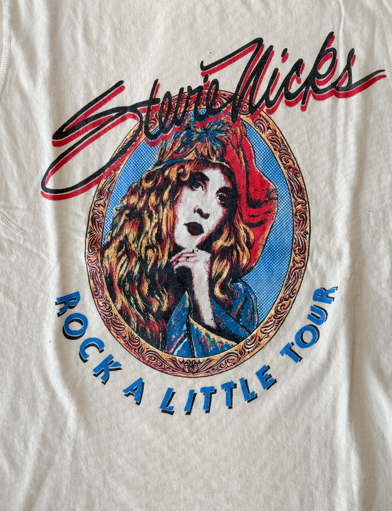 Stevie Nicks Rock a Little Tour Tee Crew Tee, Sun Bleached