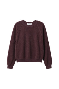 Ziggy Inside Out Sweatshirt, Cherry Lacquer