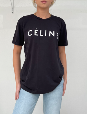 Celine Unisex Tee, Black