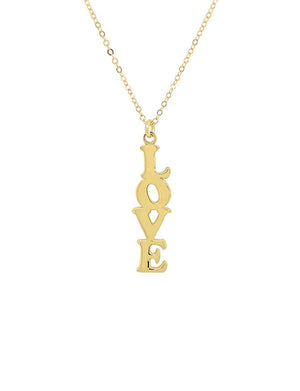 Love Vibes Necklace, Gold