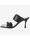Twist Strap High Heel Sandal, Black