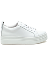 Noca Leather Platform Sneaker, White