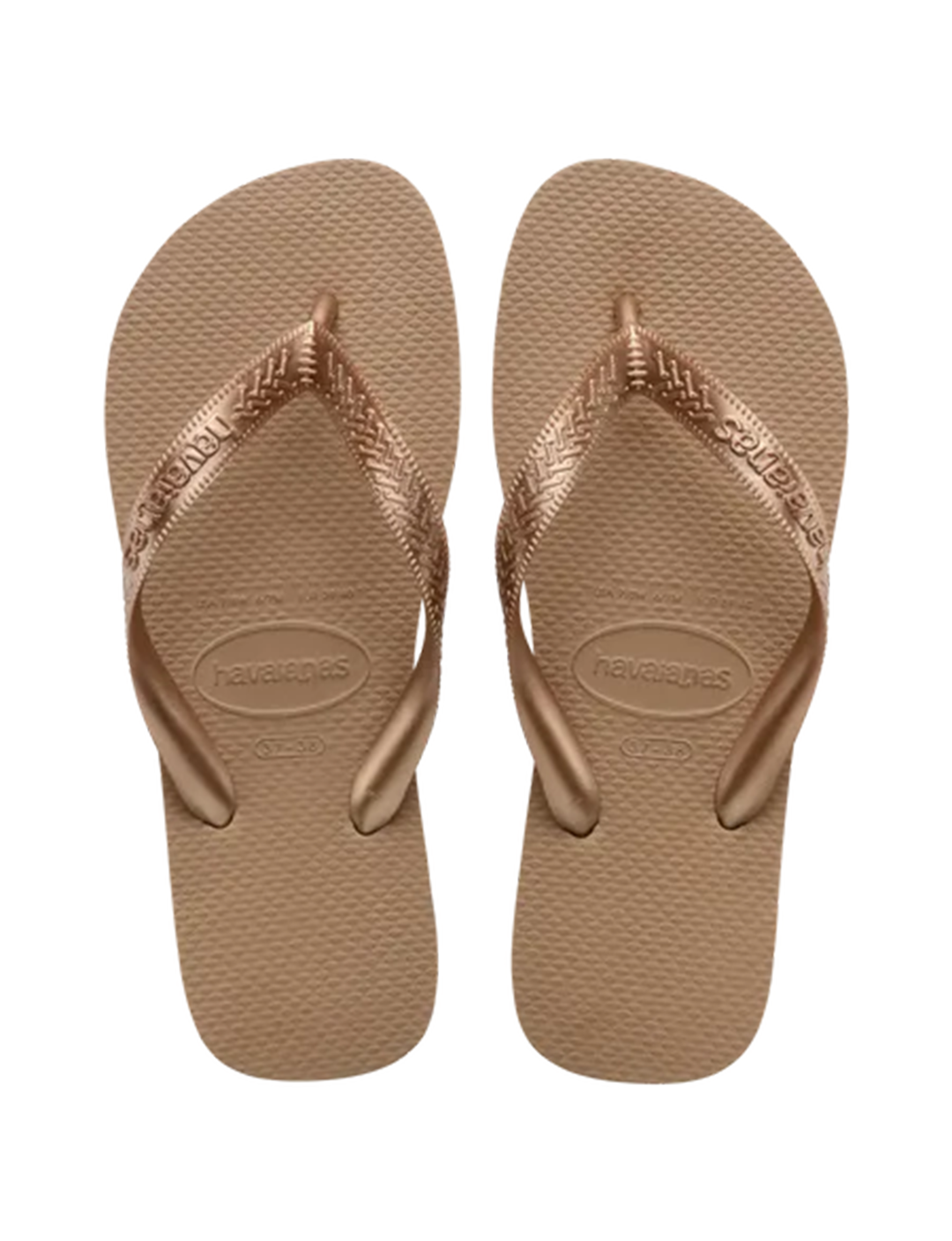 Havaianas Top Tiras Sandal, Rose Gold