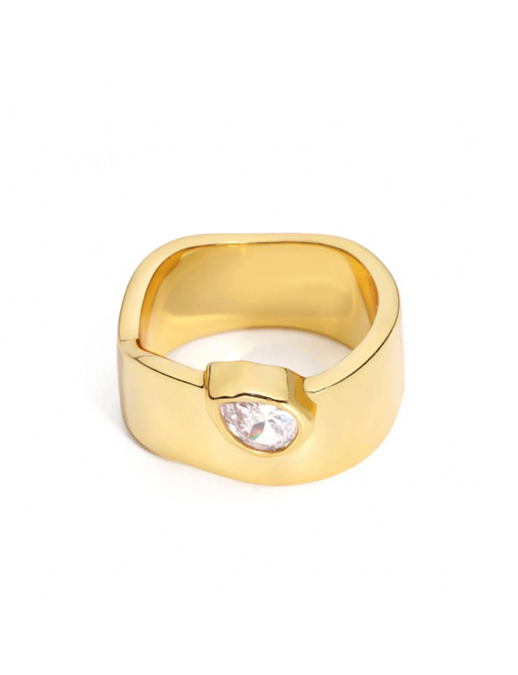 Kiara Band Ring, Gold