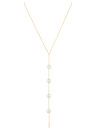 Cindy Pearl Lariat, Gold