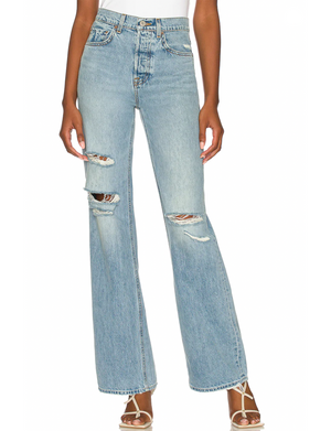 Brooklyn High Rise Straight Jeans, Lost Palms