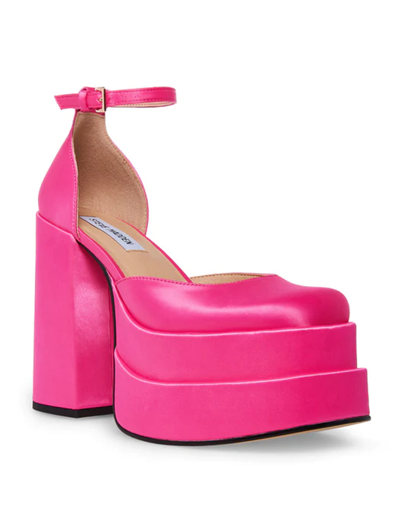 Steve Madden Charlize Satin Platform Heel, Pink