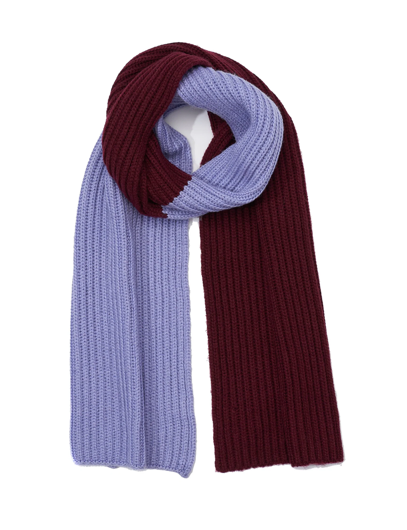 Echo Recycled Rib Scarf, Purple/Lavender