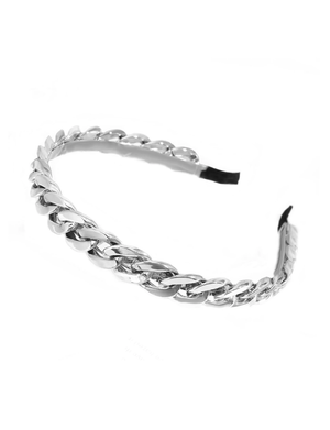 Gemelli Lane Headband, Silver