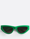 Cat Eye Sunglasses, Green