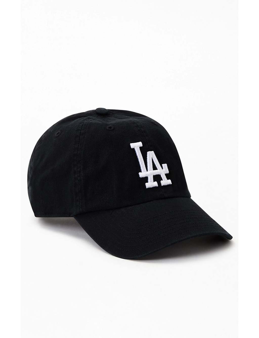 LA Dodgers Basic Ball Cap, Black/White