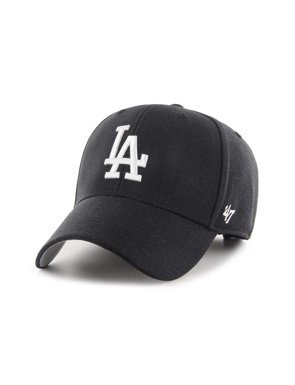 LA Dodgers MVP Ball Cap, Black/White