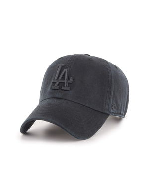 LA Dodgers Basic Ball Cap, Black/Black