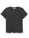 Hendrix V Neck Tee, True Black