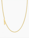 Wilder Alphabet Necklace, Gold Plated