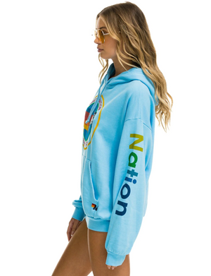 Relaxed Pullover Hoodie, Sky