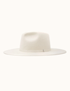 Billie Wool Felt Rancher, White