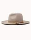 Kaia Wool Felt Panama Hat w/ Raw Band, Beige