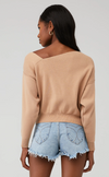 Favorite Off Shoulder Sweater, Taupe