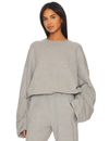 The Gather Pullover Sweatshirt, Heather Grey