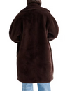Emery Coat, Dark Brown