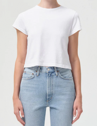 Adine Shrunken Tee, White
