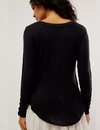 Cabin Fever Layering Top, Black