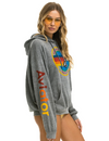 Relaxed Venice Pullover Hoodie, Heather Grey