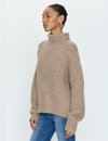 Ashley Turtleneck Sweater, Camel