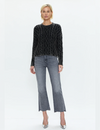 Eva Crew Neck Sweater, Sandwashed Black