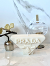 Prada Candle, Cream/White