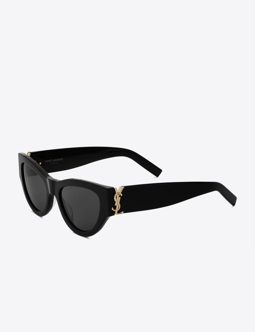 Thick Frame Sunglasses, Black/Grey