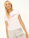 Wine Is My Valentine Tee, Cosmo Pink