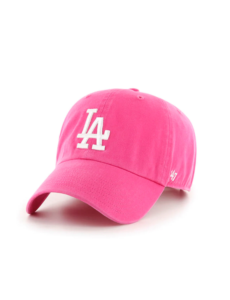 LA Dodgers Basic Ball Cap, Magenta/White